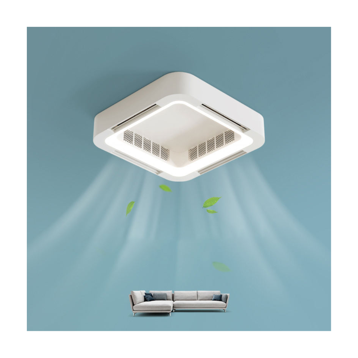 Vortex Grid Fan Light